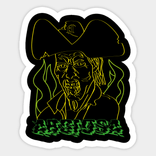 Cursed Zombie Pirate Sticker